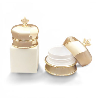 Exquisita botella de envasado cosmético contenedor de crema de plástico 54 mm 70 mm de diámetro