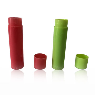 5 gramos Tubos de bálsamo labial de color Tubo de lápiz de plástico Aprobación SGS