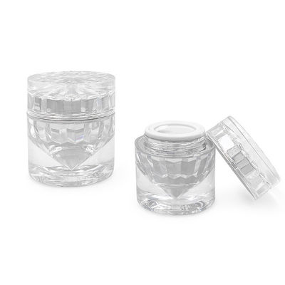 Jarrones cosméticos de lujo de 55*56mm 30g Jarrones cosméticos con tapas personalizadas