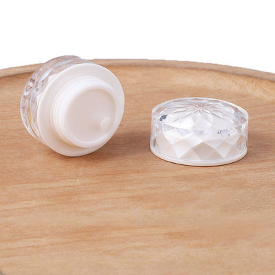 OEM ODM Colorado Diamante Cosmético Jar Gran Boca Cosmética Jar PMMA