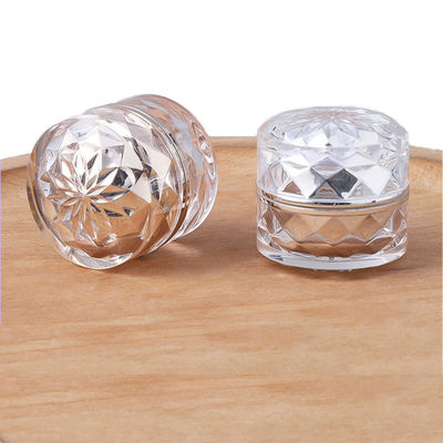 OEM ODM Colorado Diamante Cosmético Jar Gran Boca Cosmética Jar PMMA