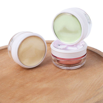 Jarrones de crema cosmética vacíos PMMA con tapa de tornillo