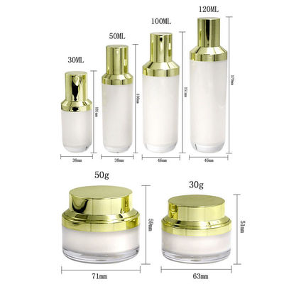 Conjuntos de embalaje cosmético con tapa de tornillo Embalaje de productos cosméticos 50 ml 60 ml 100 ml 120 ml