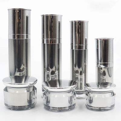 Luxo 15-50g Embalaje Cosmético Vacío Conjunto Botella Cosmética Y Jar