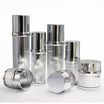Luxo 15-50g Embalaje Cosmético Vacío Conjunto Botella Cosmética Y Jar