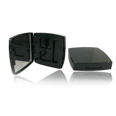 Moderno Durable Negro vacío compacto caja de polvo sin fugas