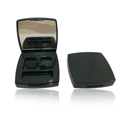 Moderno Durable Negro vacío compacto caja de polvo sin fugas