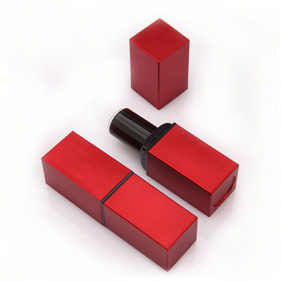 Contenedor de lápiz labial cuadrado elegante Tubo de lápiz labial Embalaje 22 * 74mm