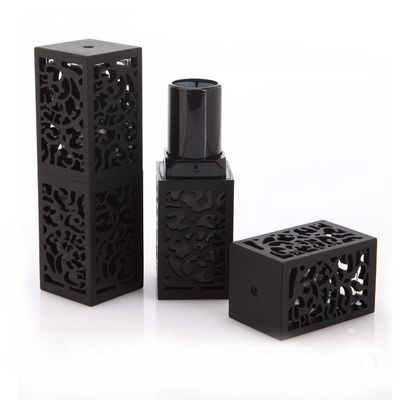Logotipo de personalización Tubo de lápiz labial negro Tubos de lápiz labial ecológicos