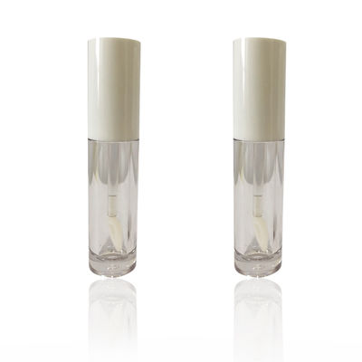 4 ml tubo de embalaje ABS para brillo labial con cepillo contenedores de brillo labial vacíos