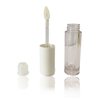 4 ml tubo de embalaje ABS para brillo labial con cepillo contenedores de brillo labial vacíos