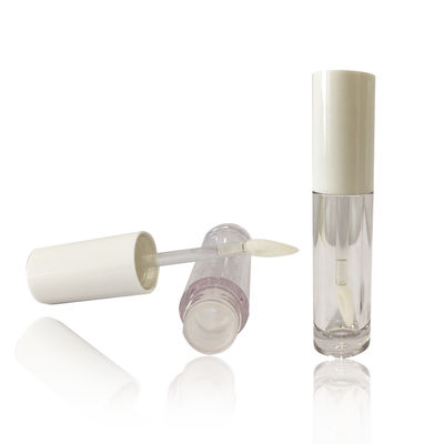 4 ml tubo de embalaje ABS para brillo labial con cepillo contenedores de brillo labial vacíos