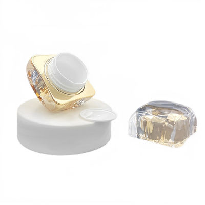 Jarrón de crema cosmética a prueba de fugas de 50 g Diamante Acrílico Jarrón pequeño Logotipo personalizado disponible