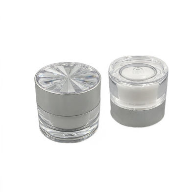 Proof Diamond Acrylic Cosmetic Jar for Skin Care Cream Contenedor pequeño de 30g/50g