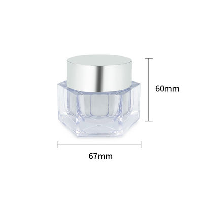 Frasco de crema para el cuidado de la piel a prueba de fugas Diseño simple 30g/50g Embalaje cosmético con muestra