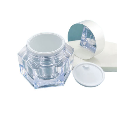 Frasco de crema para el cuidado de la piel a prueba de fugas Diseño simple 30g/50g Embalaje cosmético con muestra