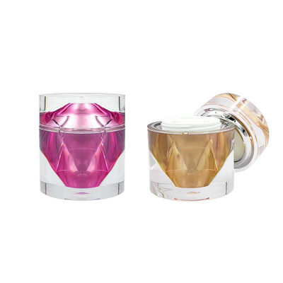 Contenedor de embalaje de crema facial Botella PP/ABS/Material acrílico duradero
