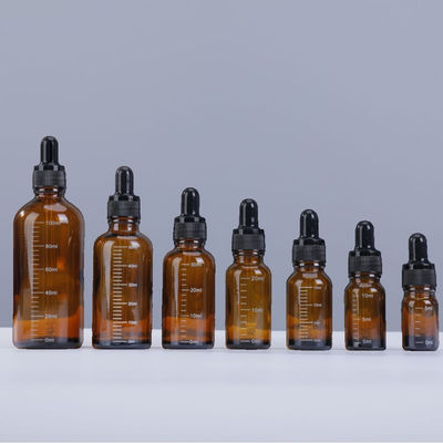 Embalaje de vidrio para el cuidado de la belleza Botella de 100 ml Capacidad de productos