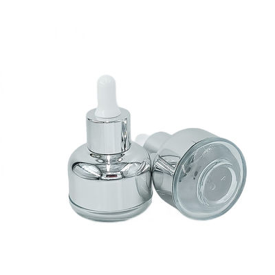 Embalaje cosmético de vidrio resistente a caídas Botella 50g 60g con serigrafía