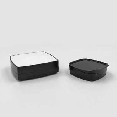 15g de viaje amigable transparente compacto fundamento de cojín de polvo para la cobertura de luz a mediana