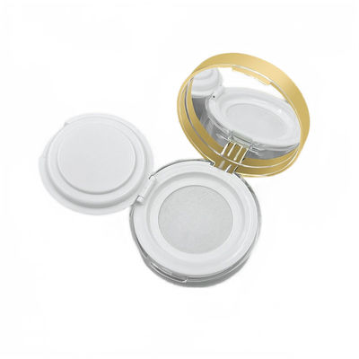 15 g de forma redonda transparente caja de polvo vacío suelto para polvo compacto