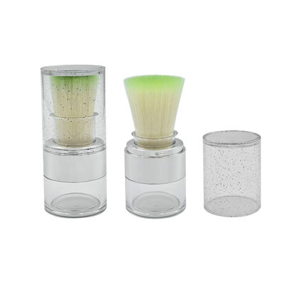 15g Twist Open Clear Loose Powder Case para una aplicación sostenible de polvo de logotipo personalizado