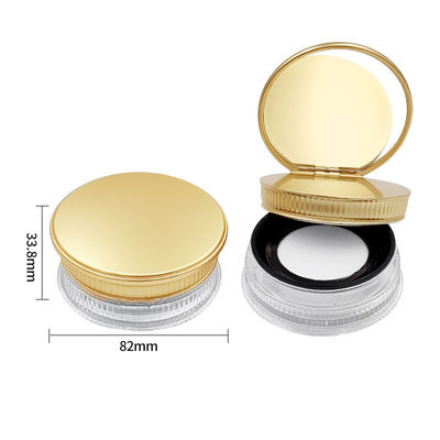Capuchón de tornillo redondo 15 g Reciclables en polvo vacío suelto en color transparente